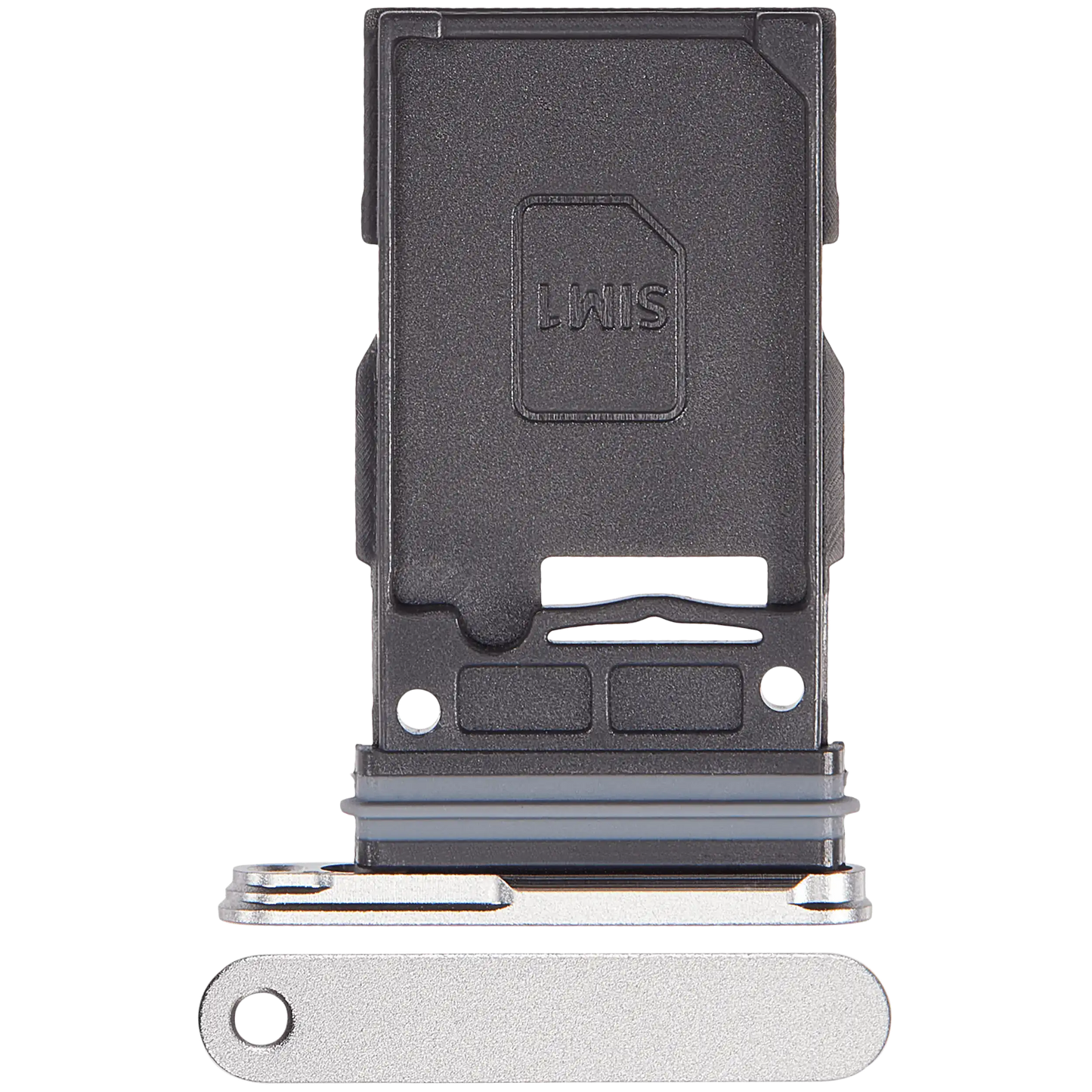 Single Sim Card Tray For Samsung Galaxy S24 FE 5G (Premium) (Gray)