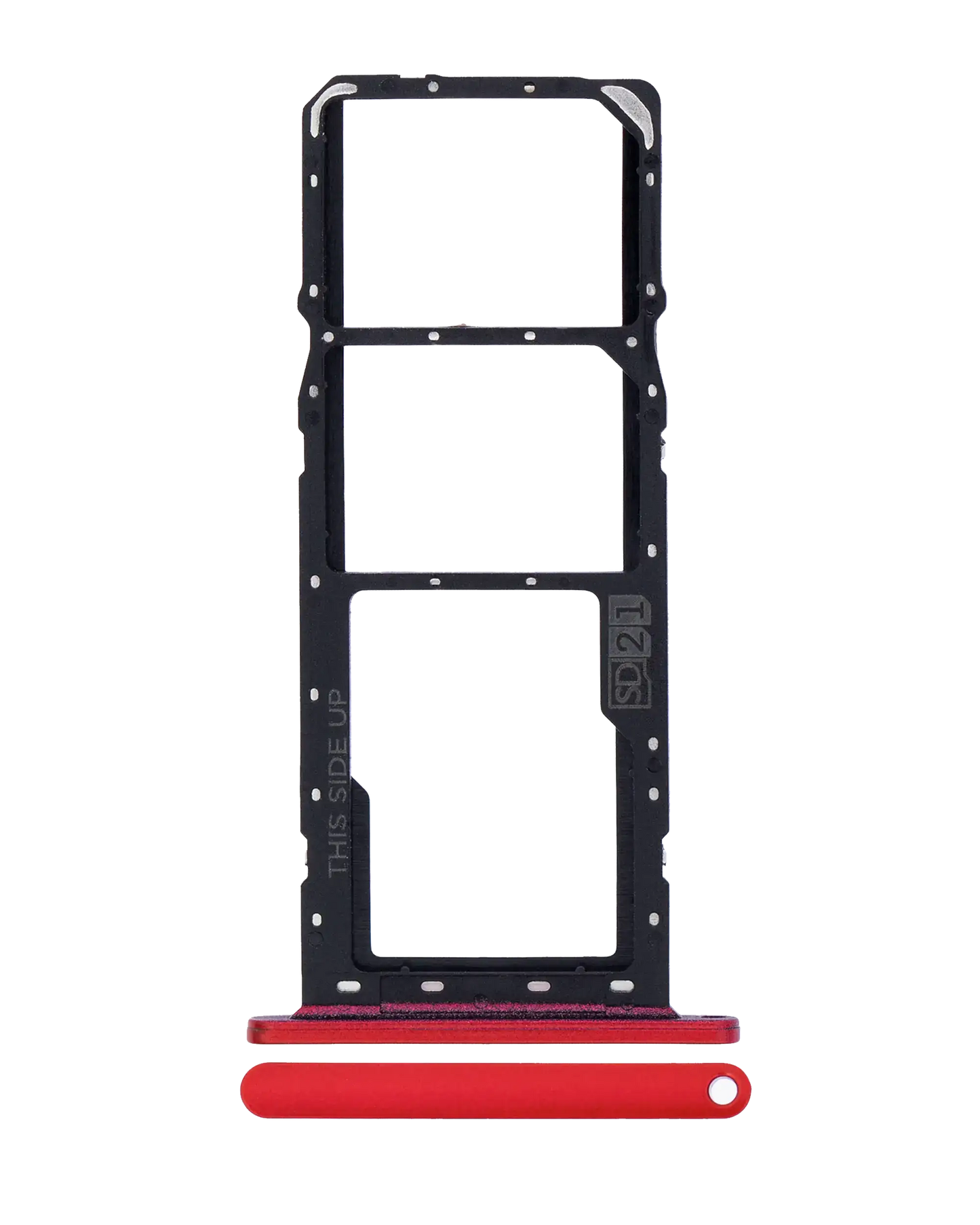 Dual Sim Card Tray For Motorola Moto G8 Power Lite (XT2055 / 2020) (Red) replacement part for compatible Motorola phone, SKU 107082082328, product image 1