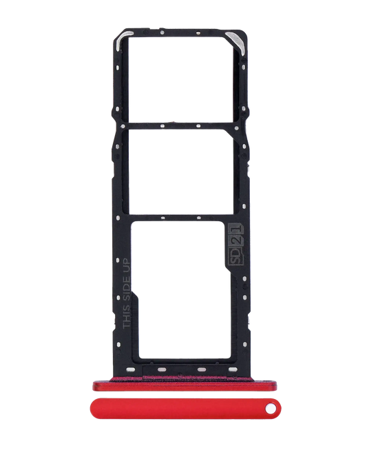 Dual Sim Card Tray For Motorola Moto G8 Power Lite (XT2055 / 2020) (Red) replacement part for compatible Motorola phone, SKU 107082082328, product image 1