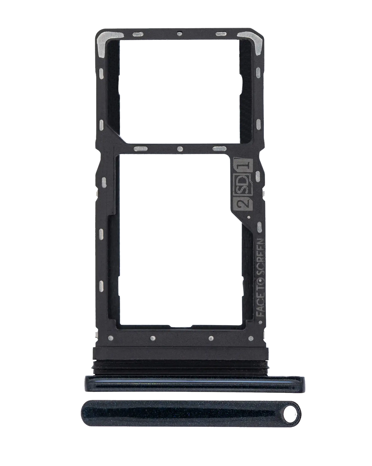 Dual Sim Card Tray For Motorola Moto G8 Play (XT2015 / 2019) (Blue) | compatible mobile phone replacement part | SKU 107085003437 | product image 1