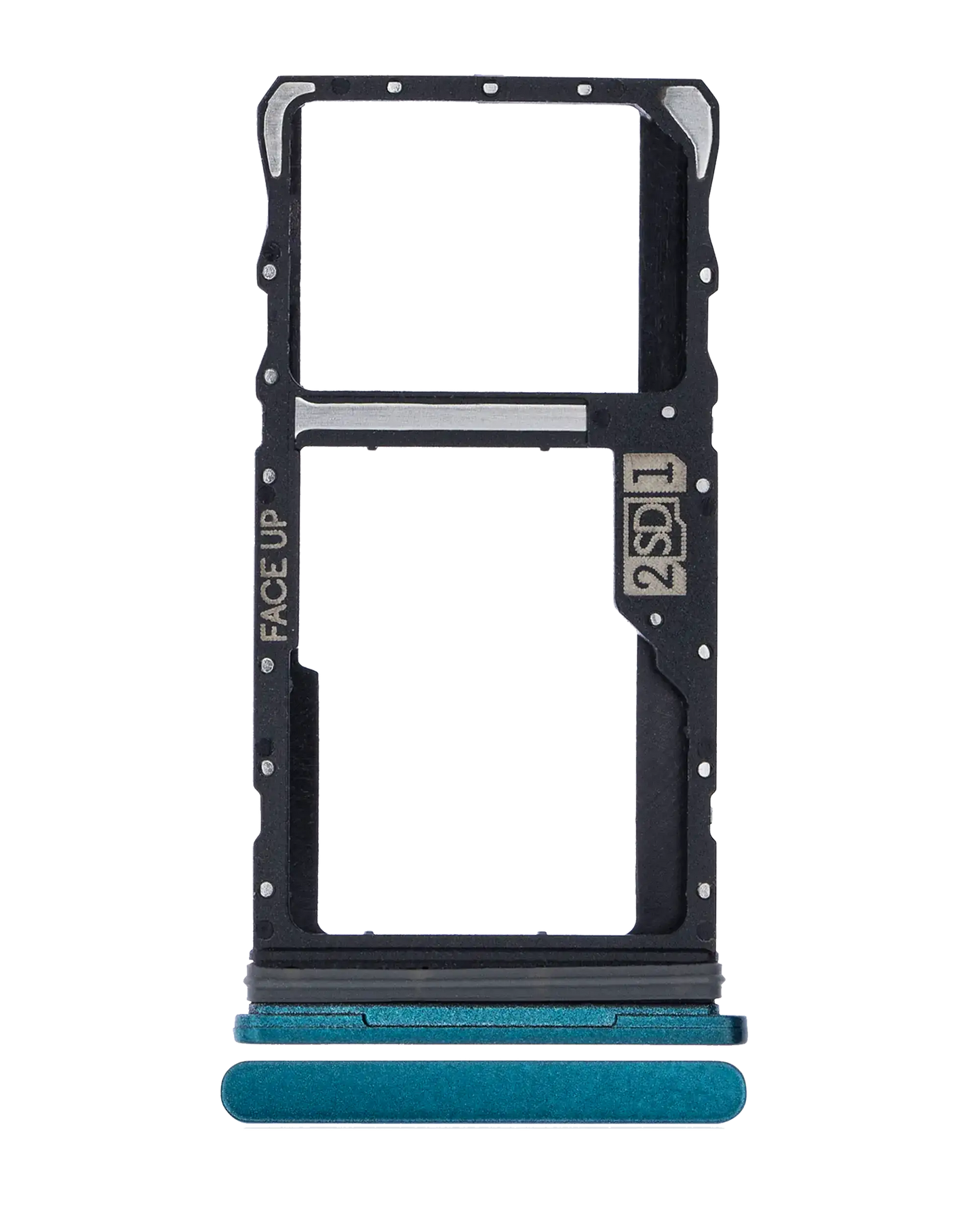 Dual Sim Card Tray For Motorola Moto G50 (XT2137 / 2021) (Aqua Green) replacement part for compatible Motorola phone, SKU 107082089327, product image 1