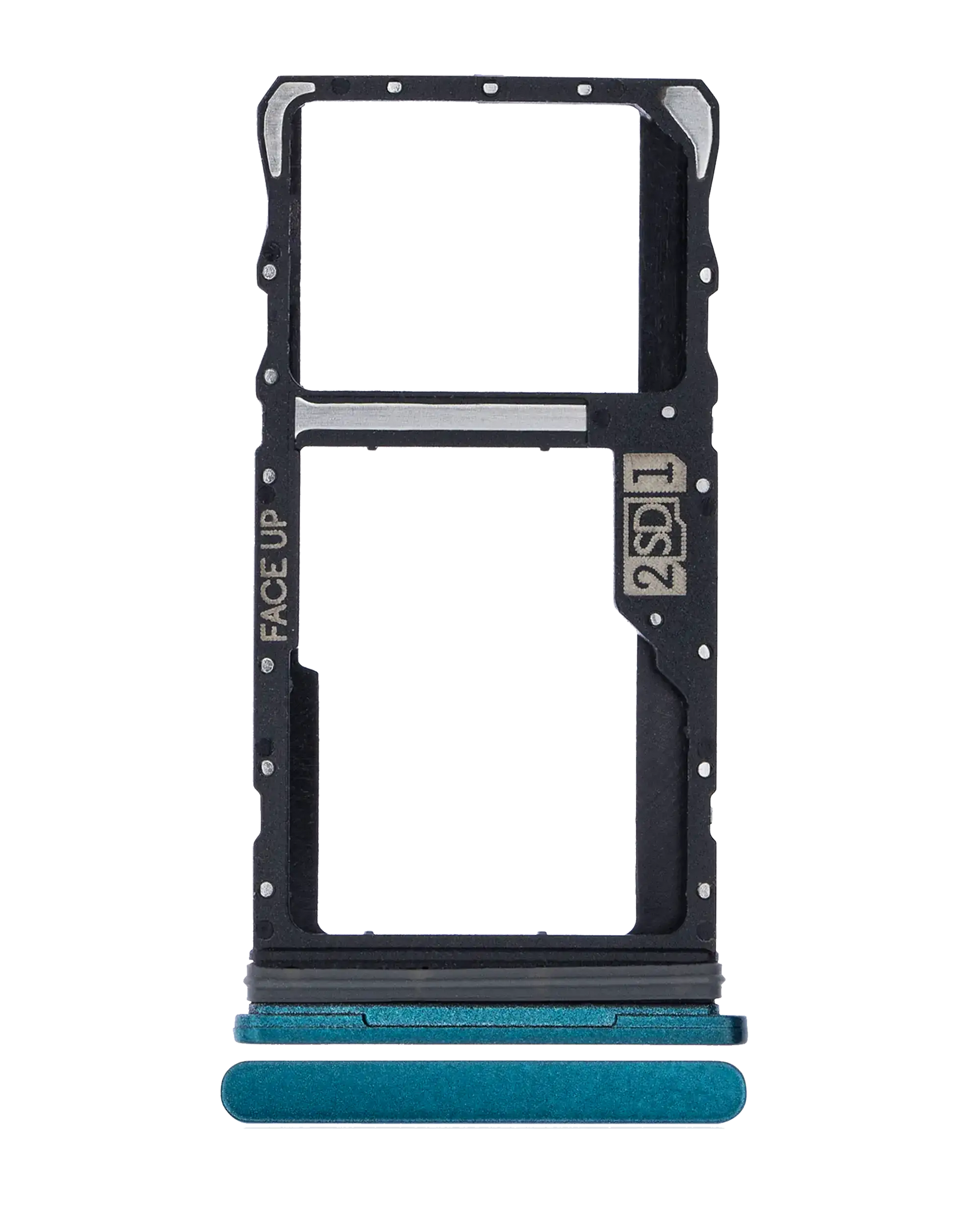 Dual Sim Card Tray For Motorola Moto G50 (XT2137 / 2021) (Aqua Green) replacement part for compatible Motorola phone, SKU 107082089327, product image 1
