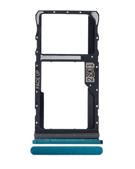 Dual Sim Card Tray For Motorola Moto G50 (XT2137 / 2021) (Aqua Green) replacement part for compatible Motorola phone, SKU 107082089327, product image 1