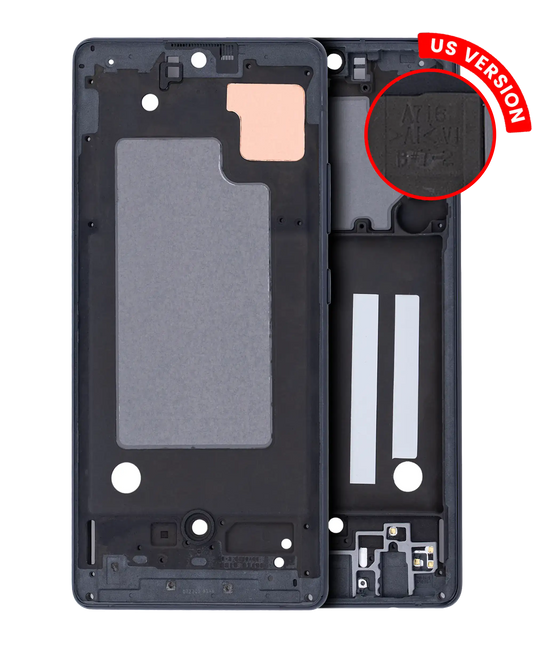 Mid-Frame Housing For Samsung Galaxy A71 5G (A716 / 2020) (US Version) (Prism Cube Black) - product image 1