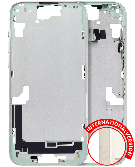 Mid-Frame Housing W/ Small Parts For iPhone 15 Plus (EU / Global Version) (Aftermarket Plus) (Green)