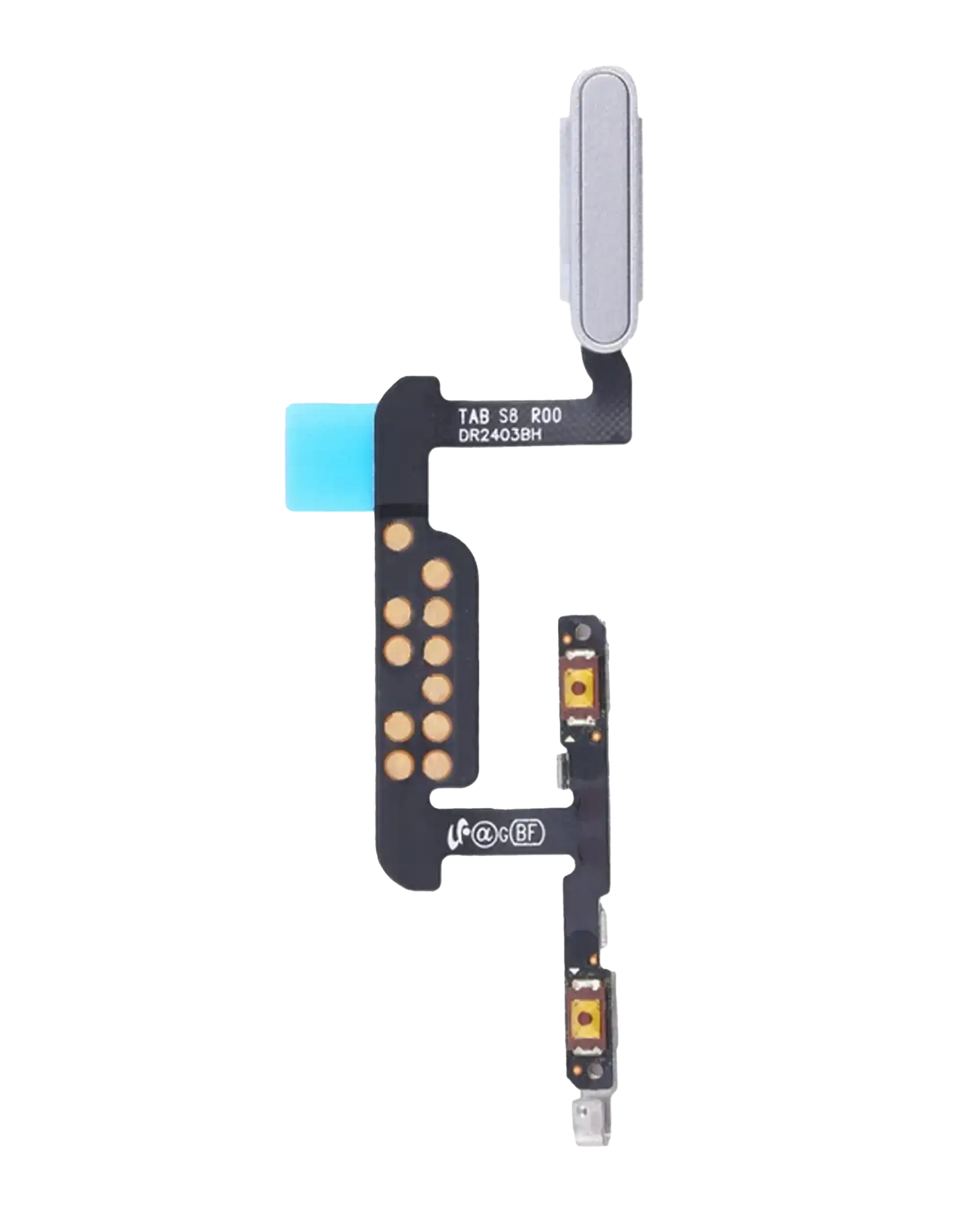Fingerprint Sensor Cable With Flex Compatible For Samsung Galaxy Tab S8 (2022) (X700 / X706) (Silver) - product image 1