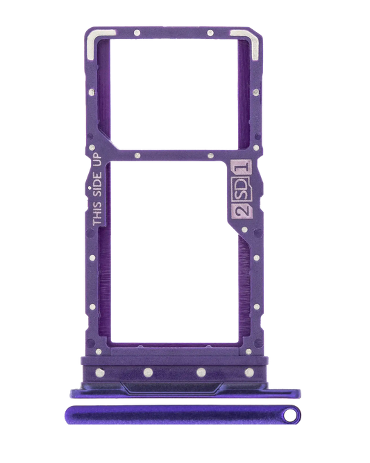 Dual Sim Card Tray For Motorola Moto G9 Power (XT2091 / 2020) (Electric Violet) replacement part for compatible Motorola phone, SKU 107082087824, product image 1