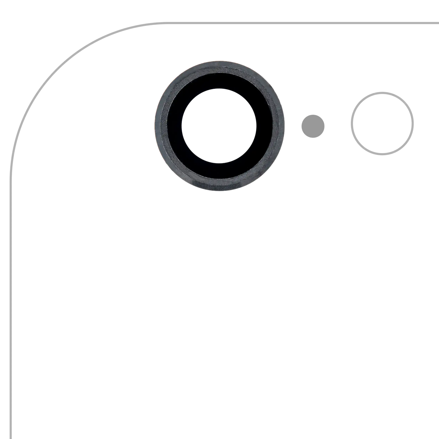 Back Camera Lens For iPhone 6 / 6S (Space Gray) (10 Pack)