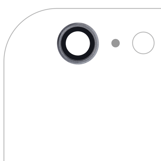 Back Camera Lens For iPhone 6 Plus / 6S Plus (Space Gray) (10 Pack) (Real Sapphire l Premium)