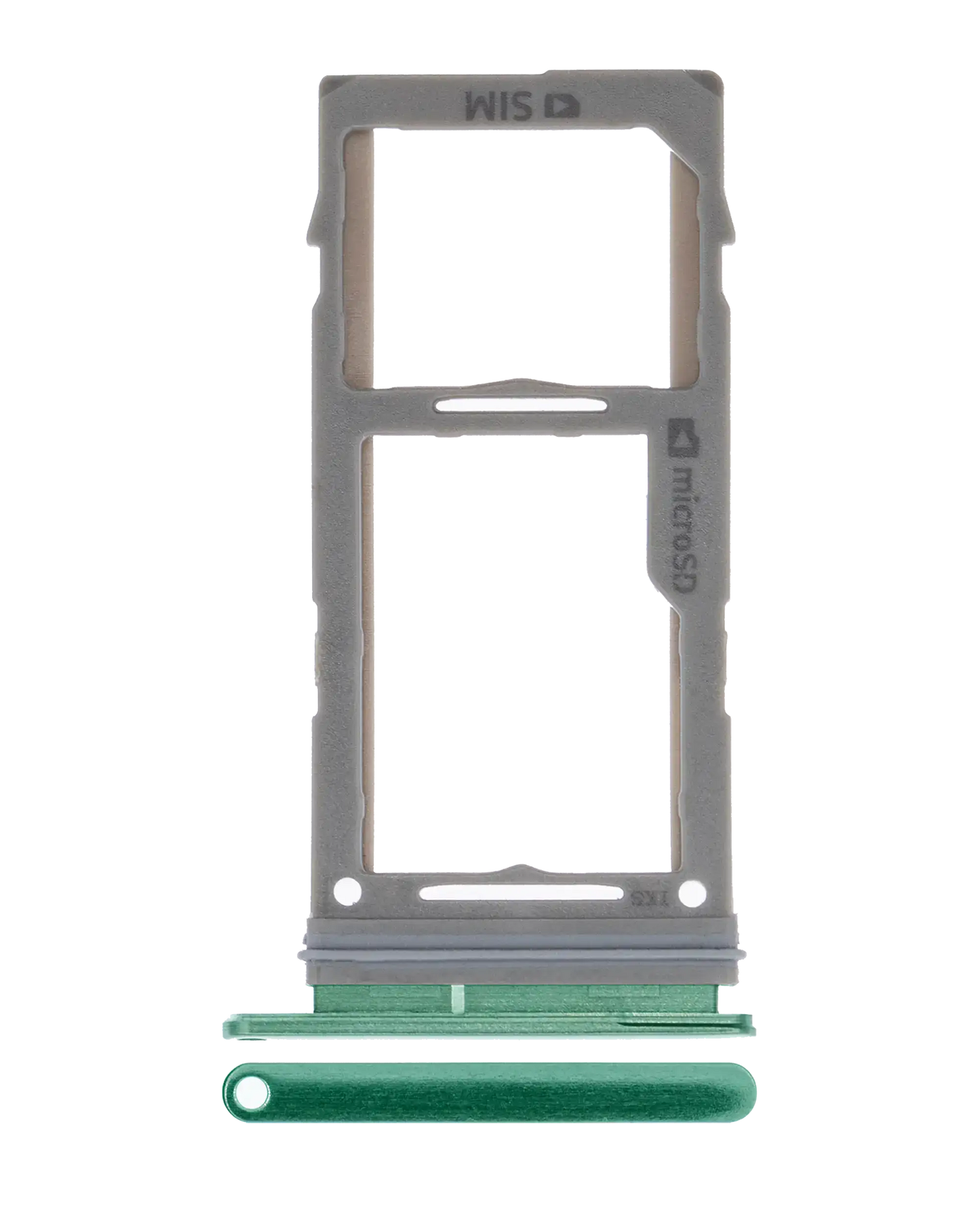Single Sim Card Tray For Samsung Galaxy S10 / S10 Plus / S10E (Prism Green)