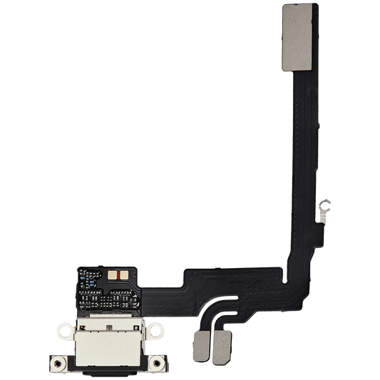 Charging Port Flex Cable For iPhone 16 Pro (Premium) (Black Titanium)