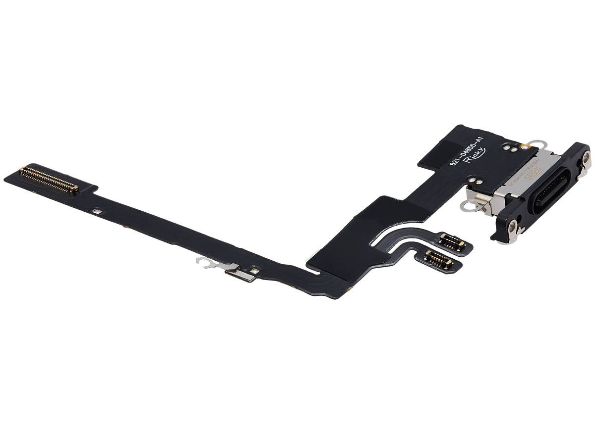 Charging Port Flex Cable For iPhone 16 Pro (Aftermarket Plus) (Black Titanium) — product photo 5