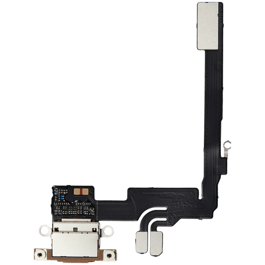 Charging Port Flex Cable For iPhone 16 Pro (Aftermarket Plus) (Desert Titanium) — product photo 1