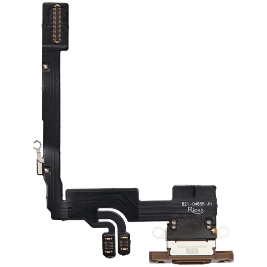 Charging Port Flex Cable For iPhone 16 Pro (Premium) (Desert Titanium)
