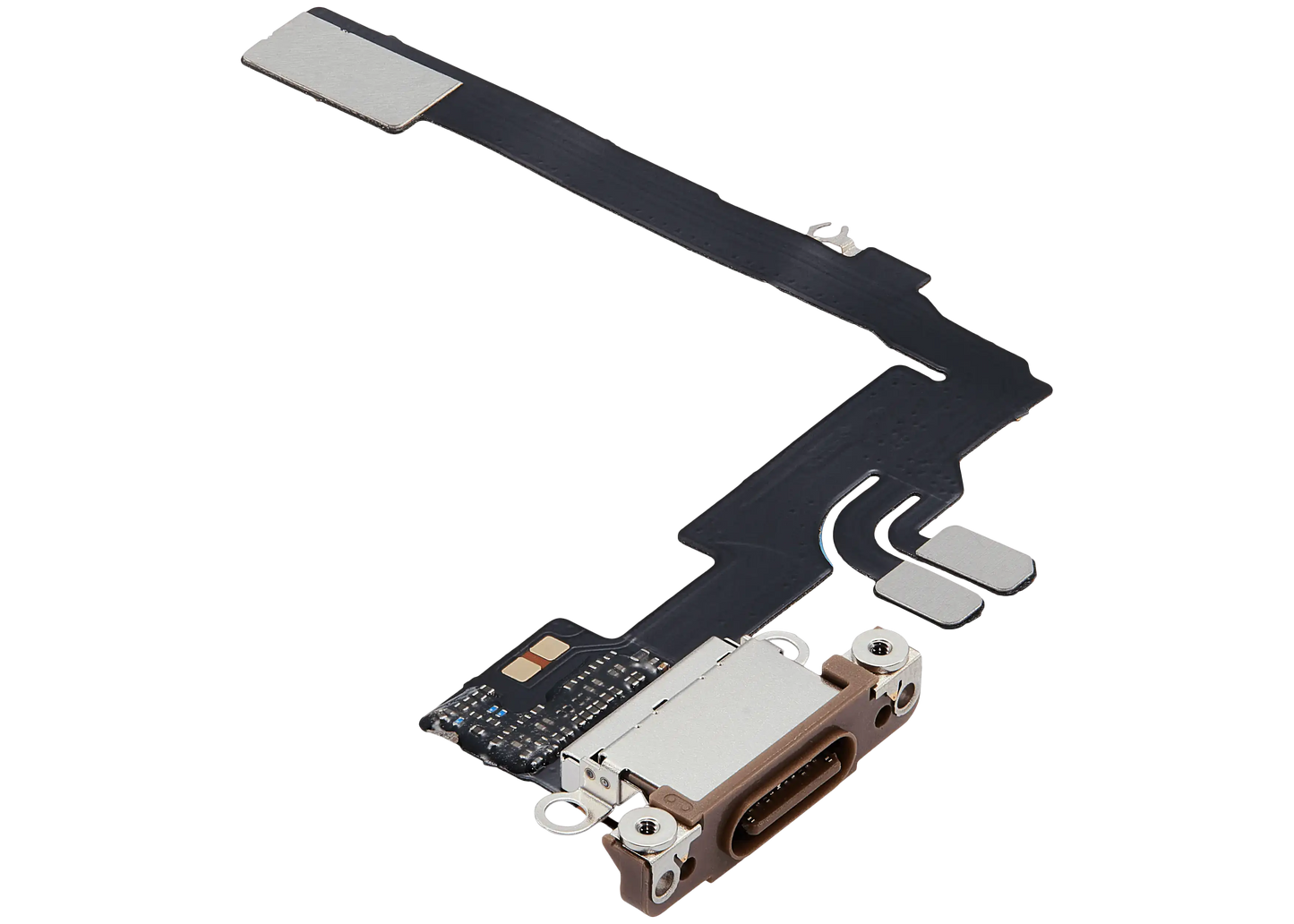 Charging Port Flex Cable For iPhone 16 Pro (Aftermarket Plus) (Desert Titanium)