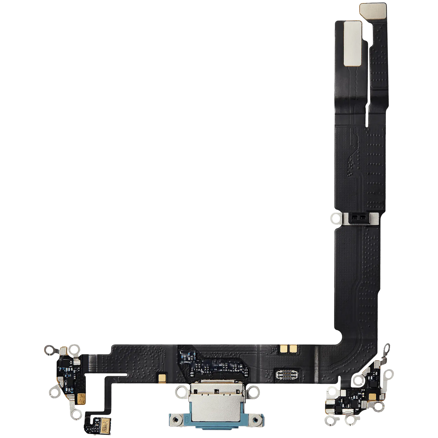 Charging Port Flex Cable For iPhone 16 Plus (Premium) (Teal)