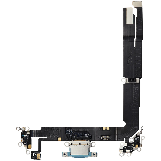 Charging Port Flex Cable For iPhone 16 Plus (Premium) (Teal)