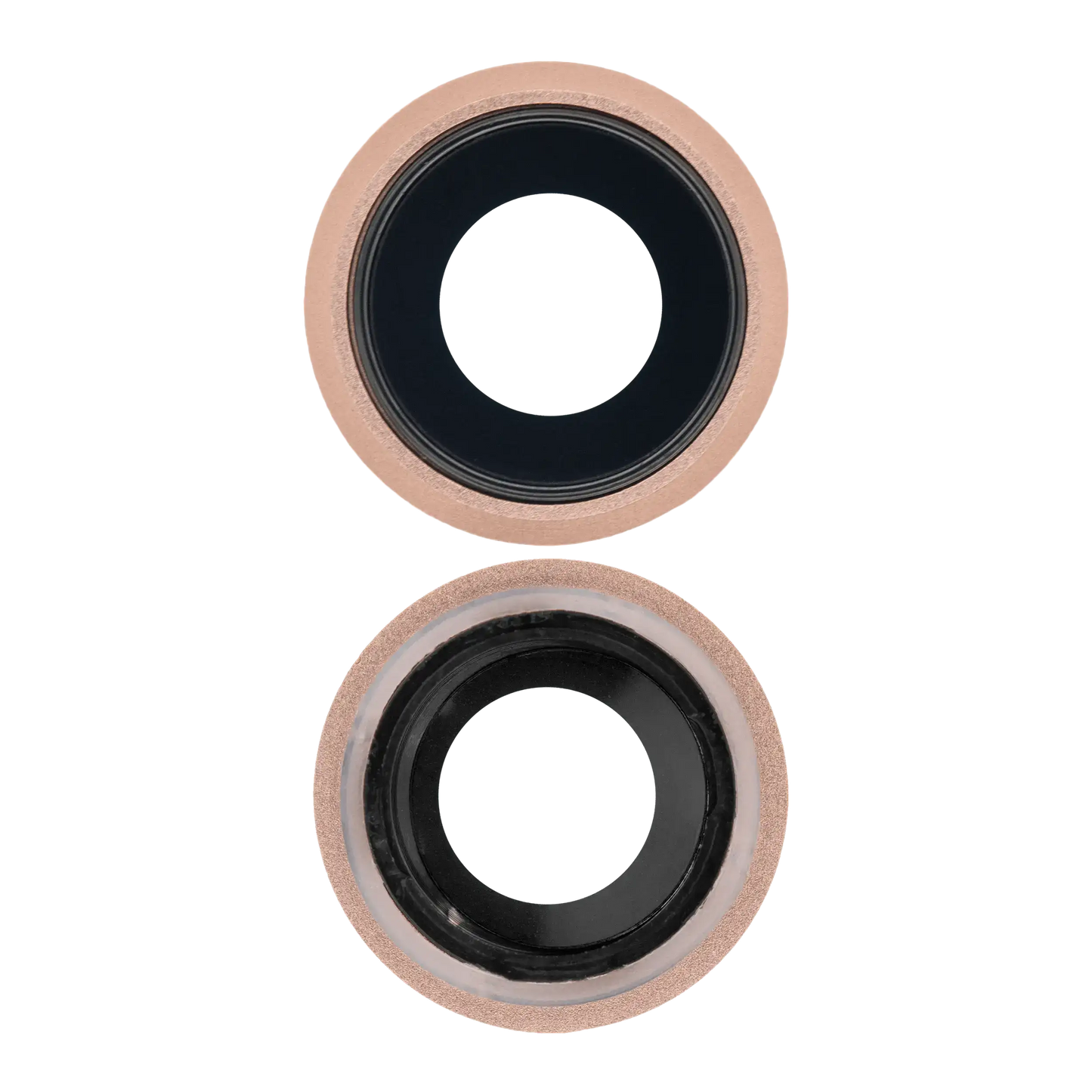 Back Camera Lens With Bracket & Bezel For iPhone 8 (Gold) (10 Pack) (Real Sapphire l Premium)