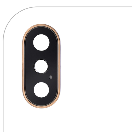 Back Camera Lens With Bracket & Bezel For iPhone XS / XS Max (Gold)