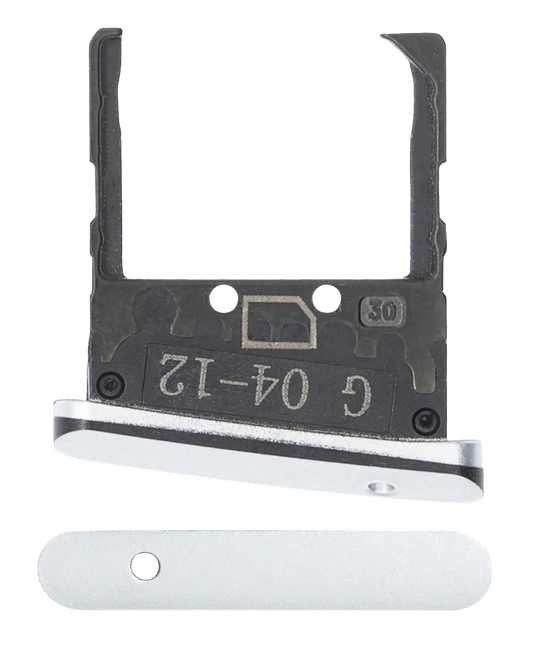 Single Sim Card Tray For Motorola Razr 5G (XT2071 / 2020) (Liquid Mercury) - Motorola replacement part image 1