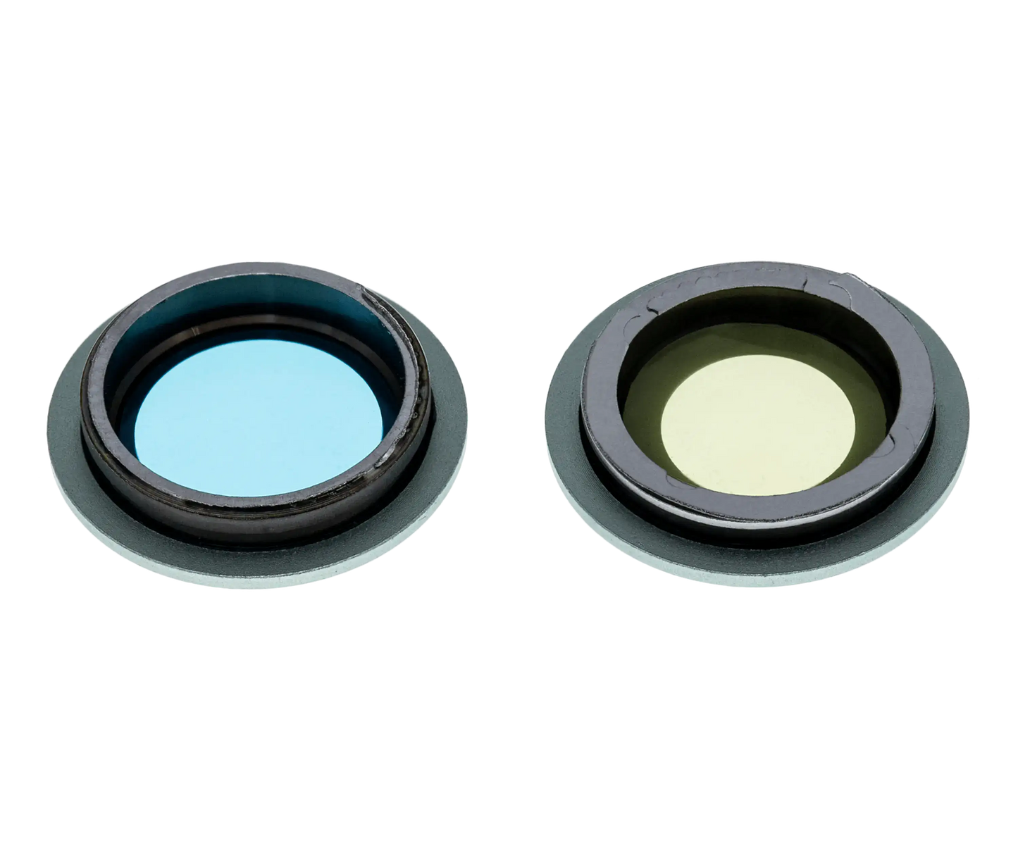 Back Camera Lens With Bracket & Bezel For iPhone 12 / 12 Mini (Aftermarket Plus) (Green) (10 Pack)