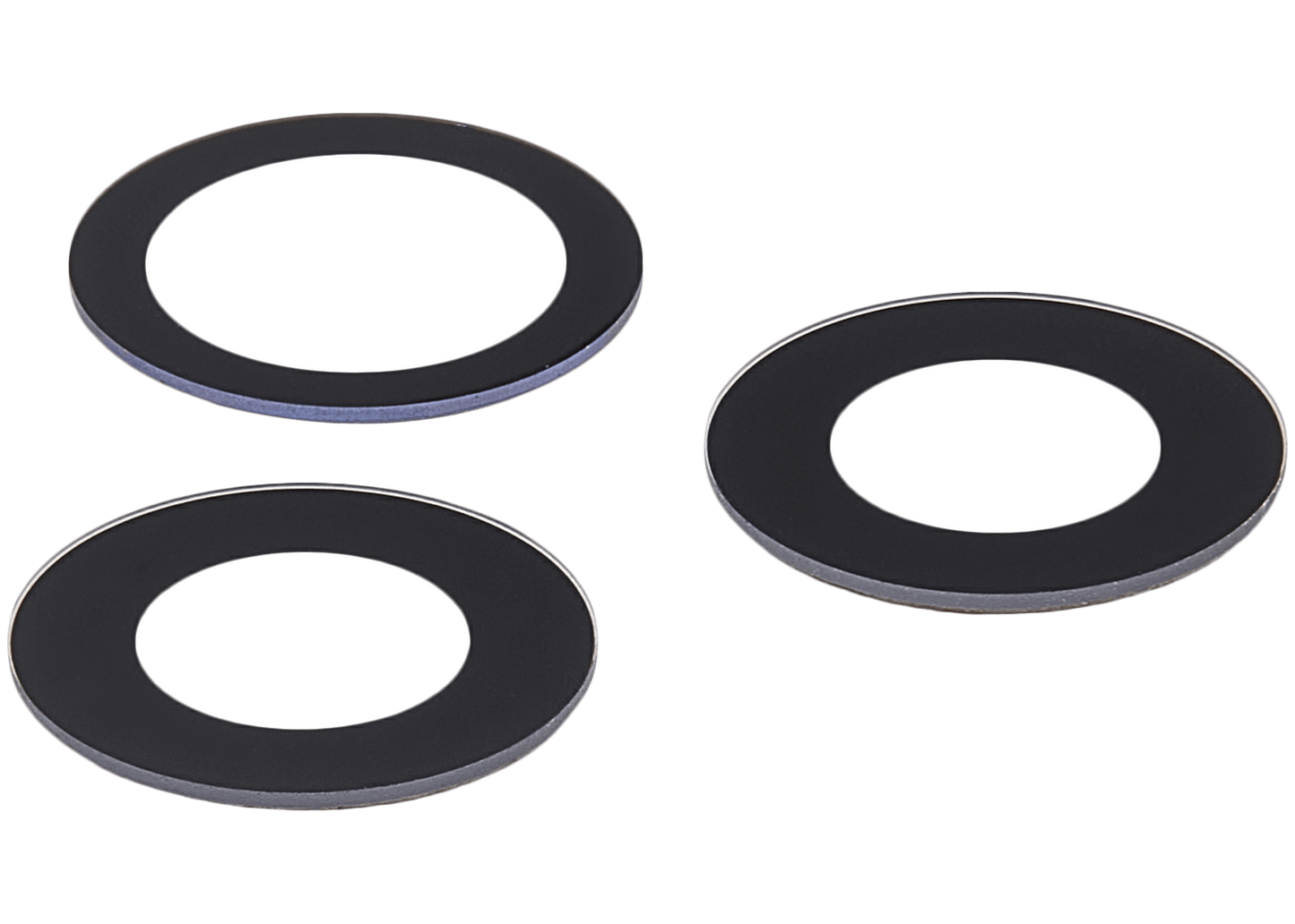 Back Camera Lens (Glass Only) With Adhesive For iPhone 12 Pro (3 Piece Set) (Aftermarket Plus) (10 Pack)
