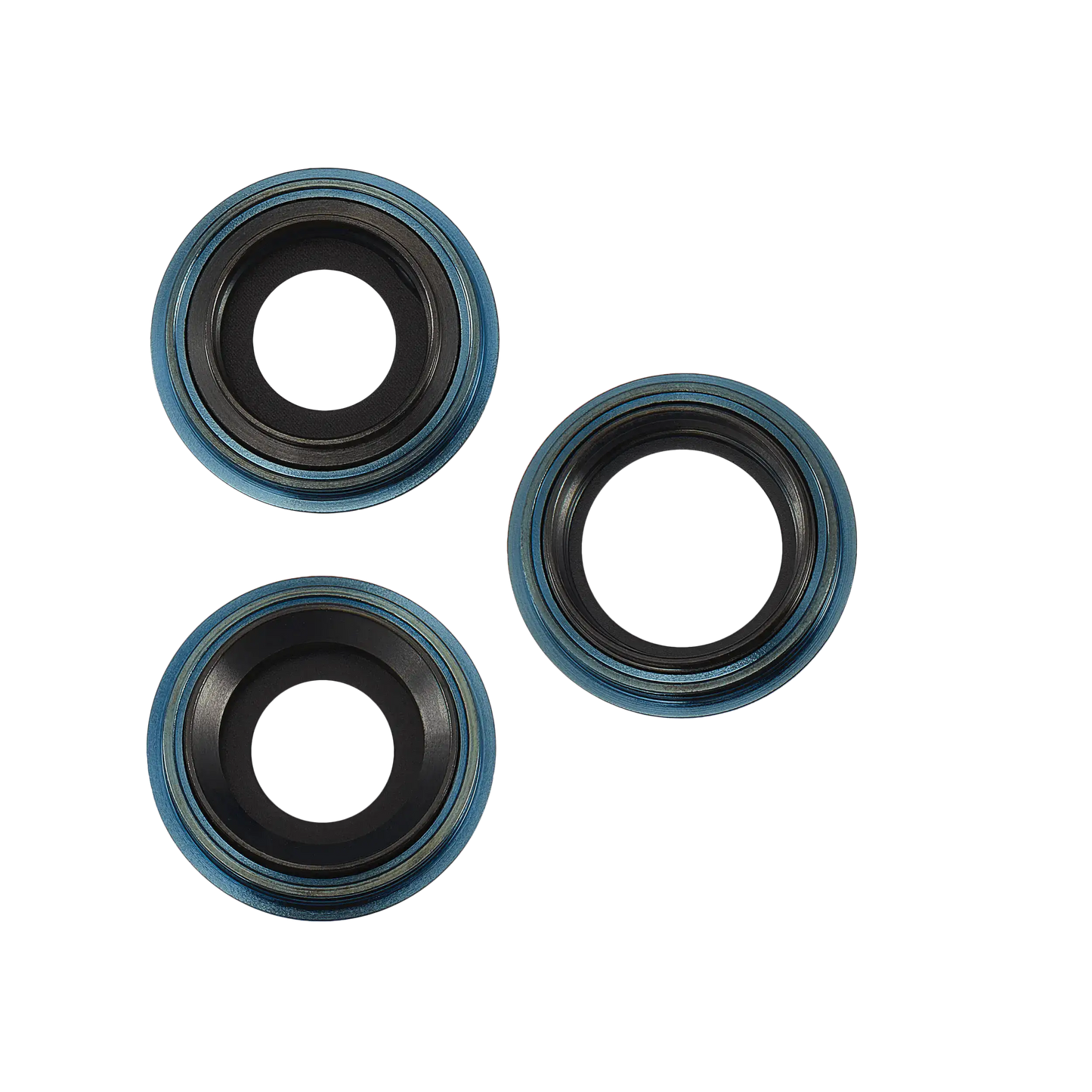 Back Camera Lens With Bracket & Bezel For iPhone 11 Pro / Pro Max (3 Piece Set) (Real Sapphire / Premium) (Green)