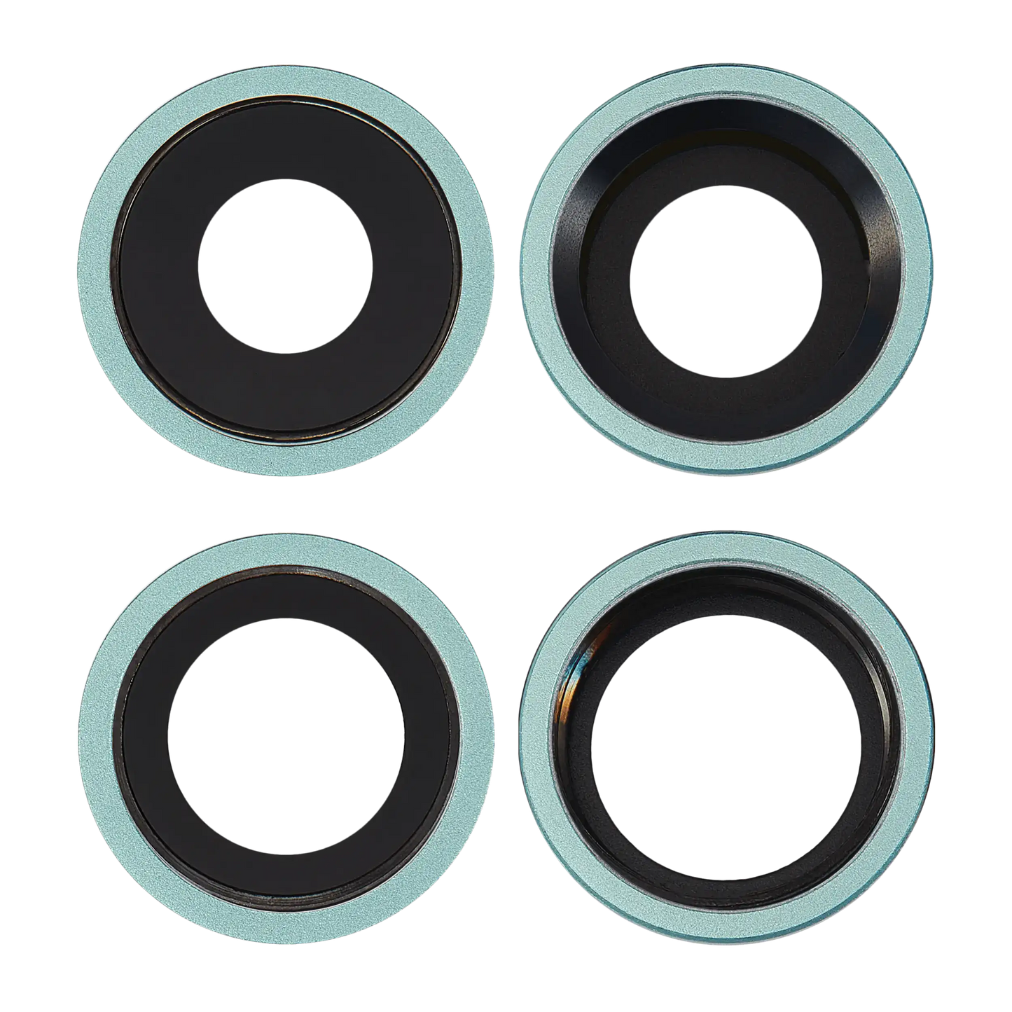Back Camera Lens With Bracket & Bezel For iPhone 11 ( 2 Piece) (Real Sapphire / Premium) (Green)