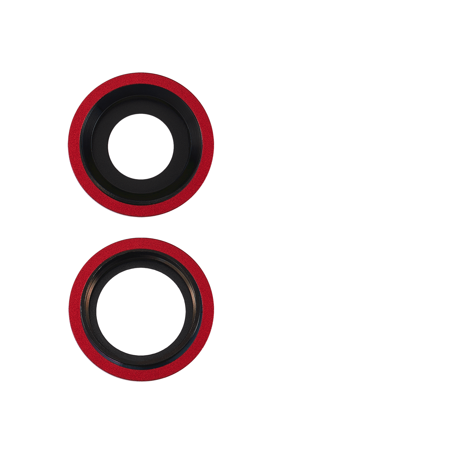 Back Camera Lens With Bracket & Bezel For iPhone 11 ( 2 Piece) (Real Sapphire / Premium) (Red)