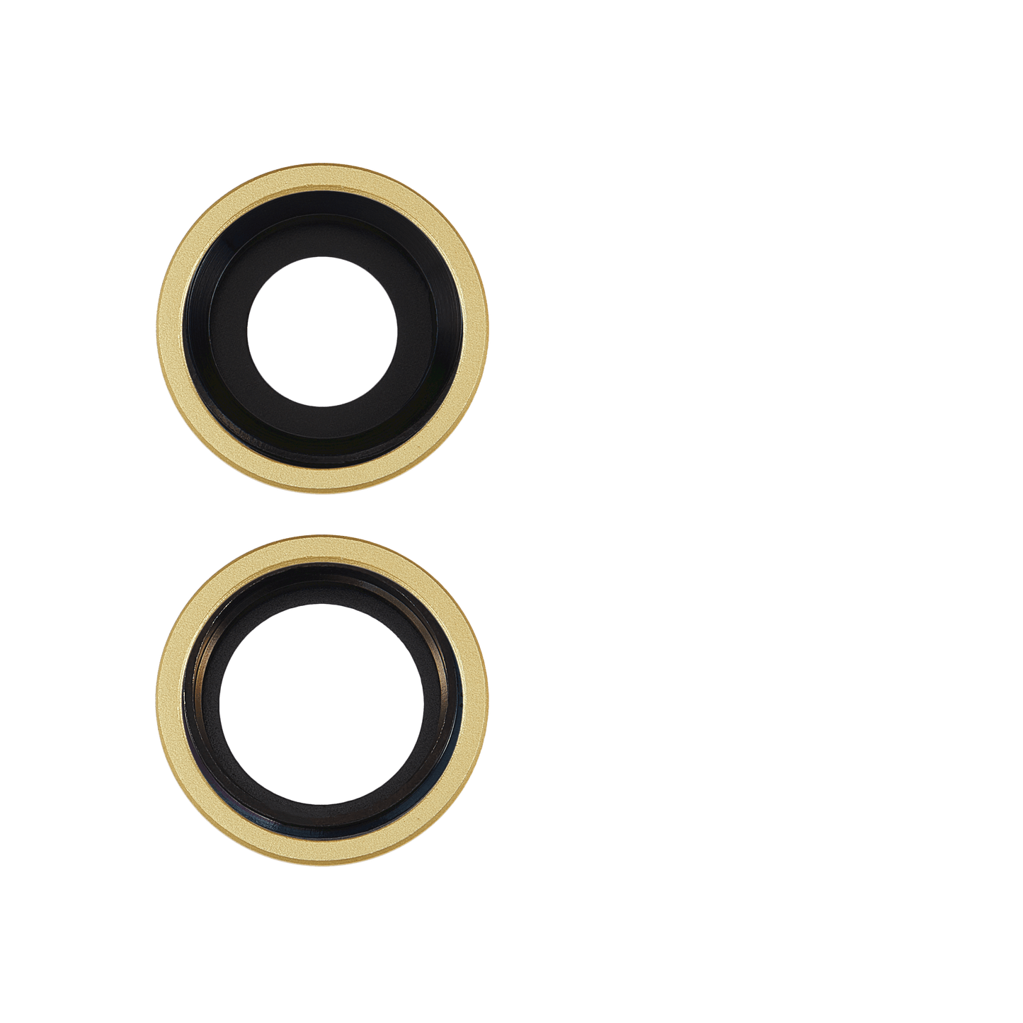 Back Camera Lens With Bracket & Bezel For iPhone 11 ( 2 Piece) (Real Sapphire / Premium) (Yellow)