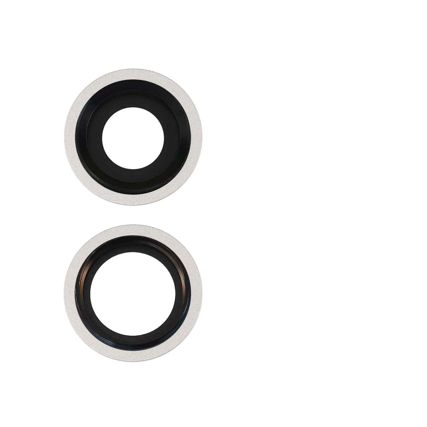 Back Camera Lens With Bracket & Bezel For iPhone 11 ( 2 Piece) (Real Sapphire / Premium) (White)