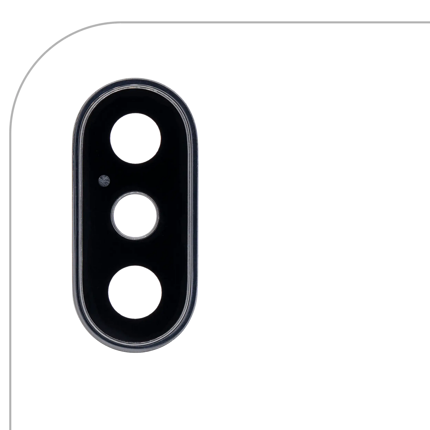Back Camera Lens With Bracket & Bezel For iPhone XS / XS Max (Space Gray) (Real Sapphire l Premium)