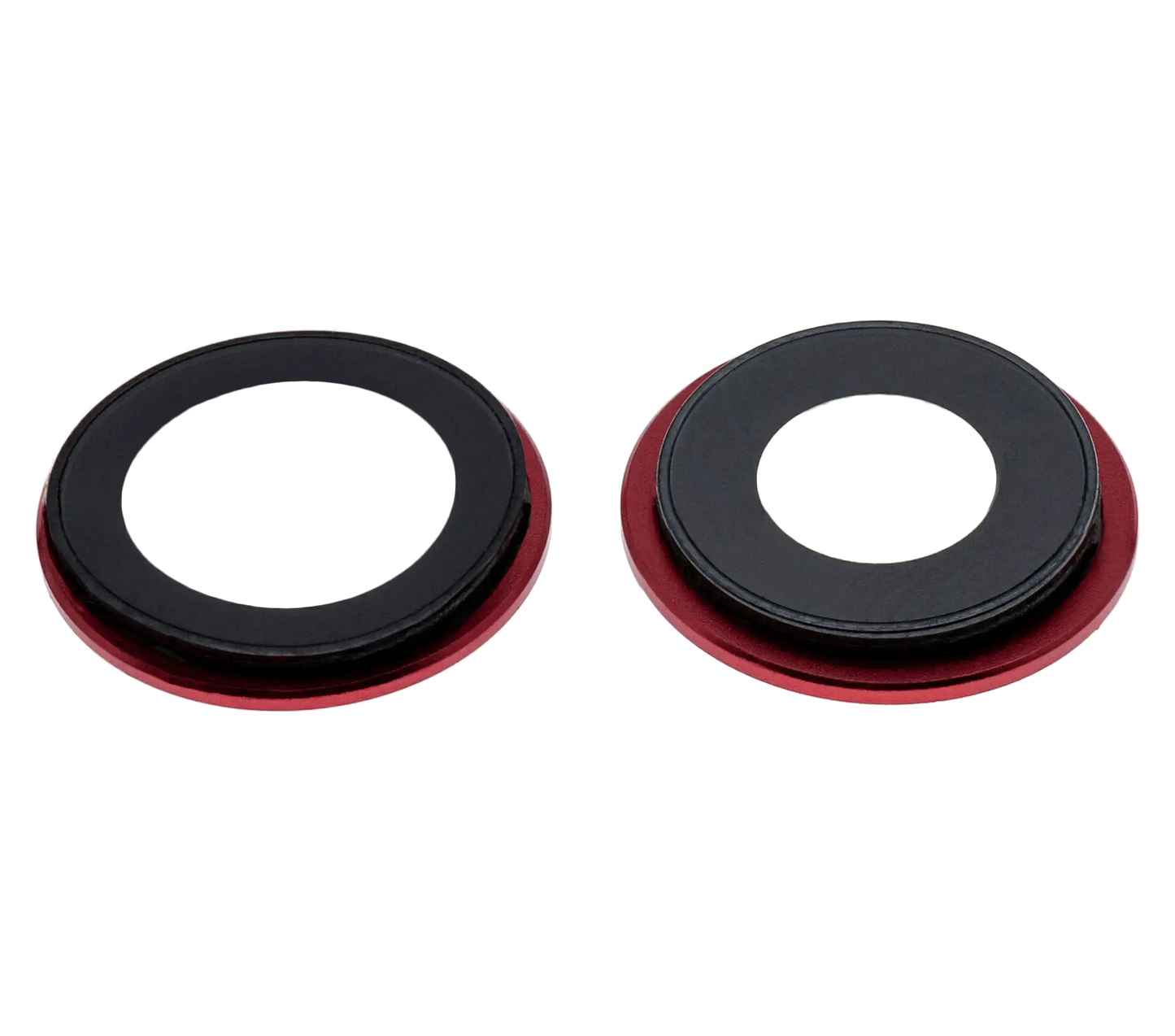 Back Camera Lens With Bracket & Bezel For iPhone 12 / 12 Mini (Red) (Real Sapphire / Premium)