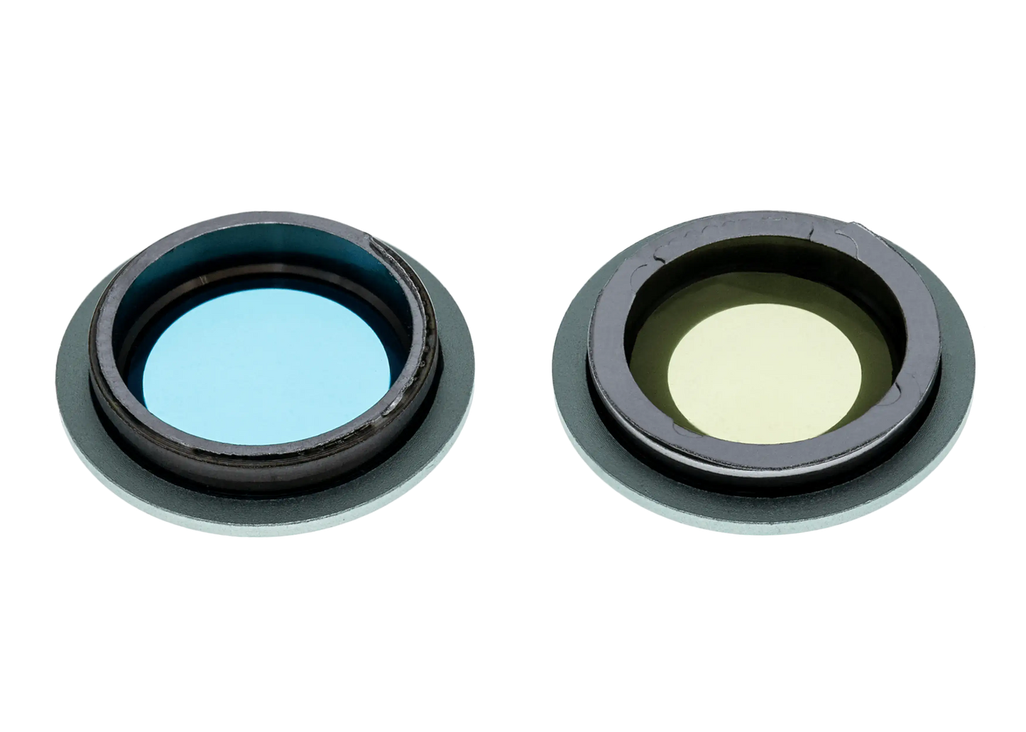 Back Camera Lens With Bracket & Bezel For iPhone 12 / 12 Mini (Green) (Real Sapphire / Premium)