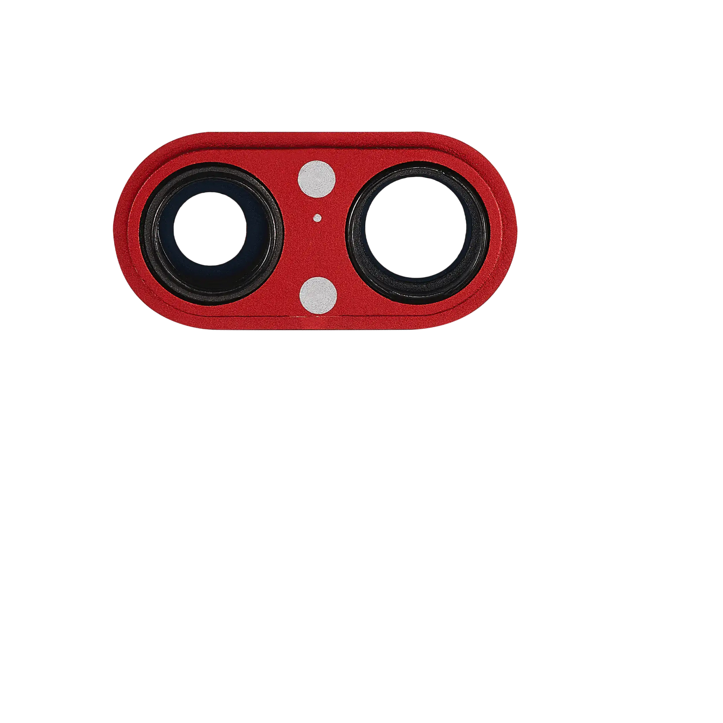 Back Camera Lens With Bracket & Bezel For iPhone 8 Plus (Red) (10 Pack) (Real Sapphire l Premium)