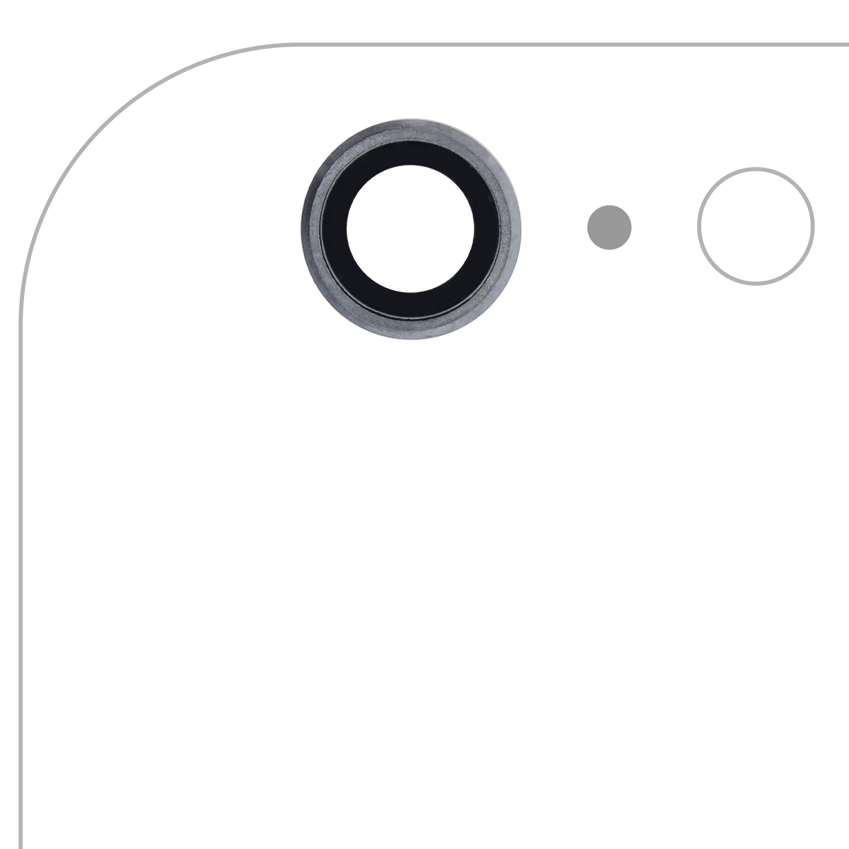 Back Camera Lens For iPhone 6 Plus / 6S Plus (Space Gray) (10 Pack)