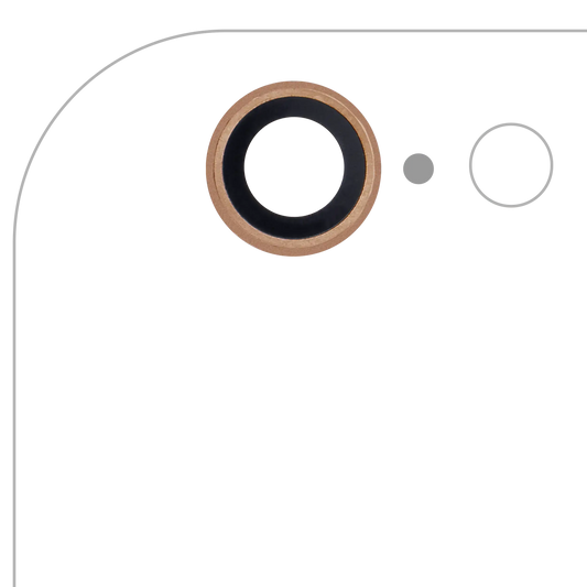 Back Camera Lens For iPhone 6 / 6S (Gold) (10 Pack)