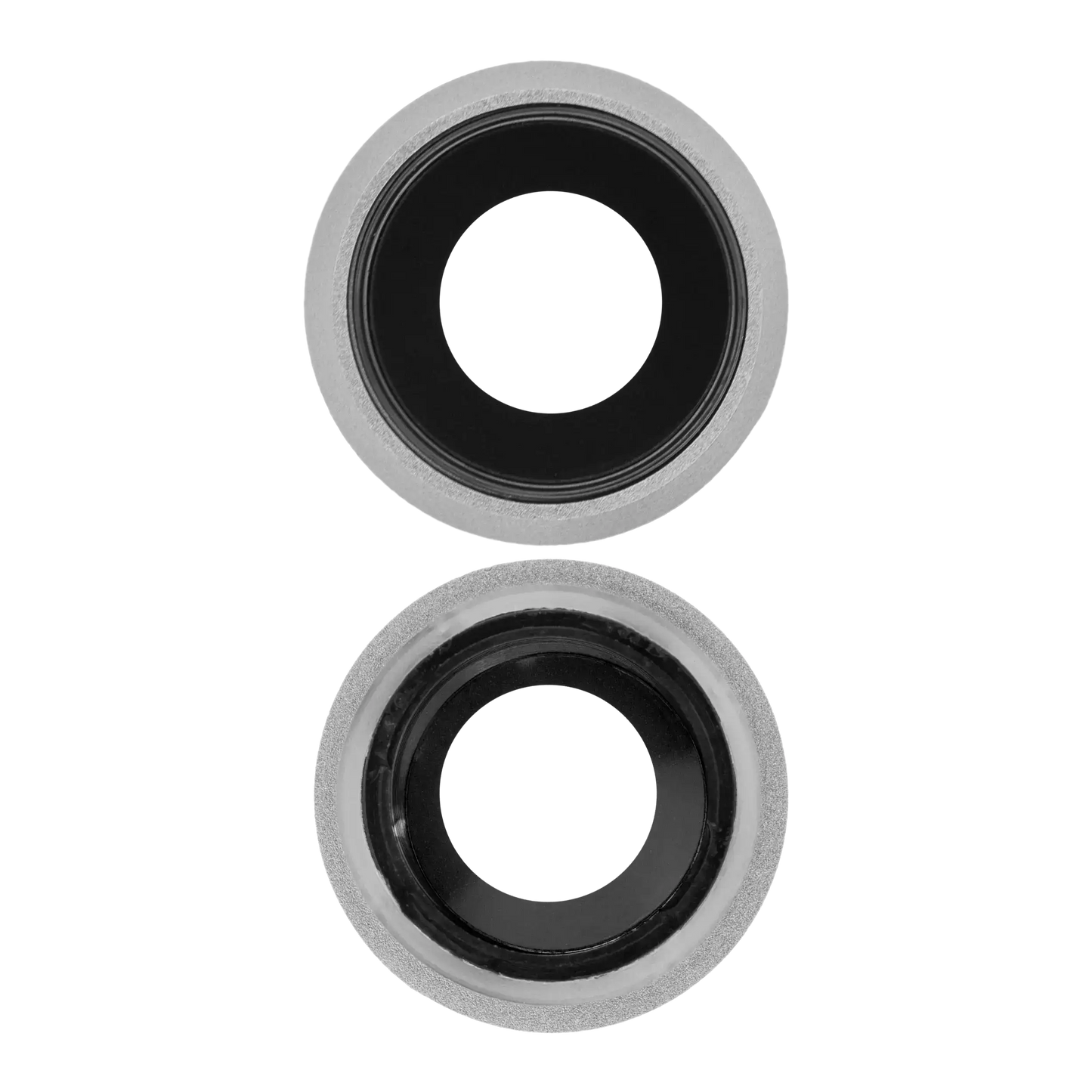 Back Camera Lens With Bracket & Bezel For iPhone 8 / SE (2020) / SE (2022) (Aftermarket Plus) (Silver) (10 Pack)