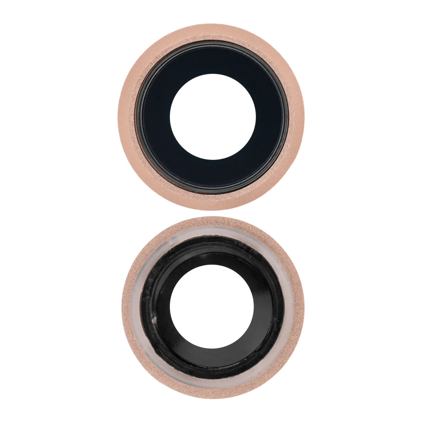 Back Camera Lens With Bracket & Bezel For iPhone 8 (Gold) (10 Pack)