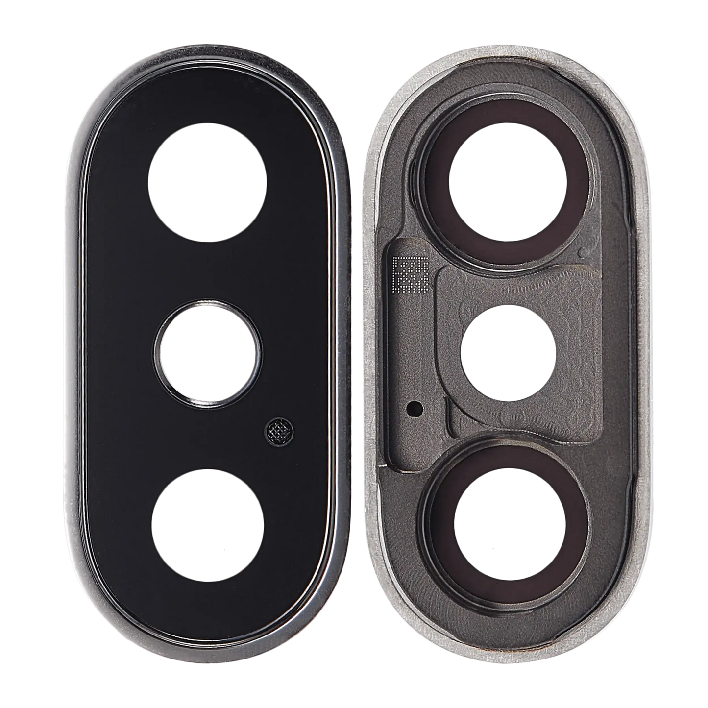 Back Camera Lens With Bracket & Bezel For iPhone X (Silver)