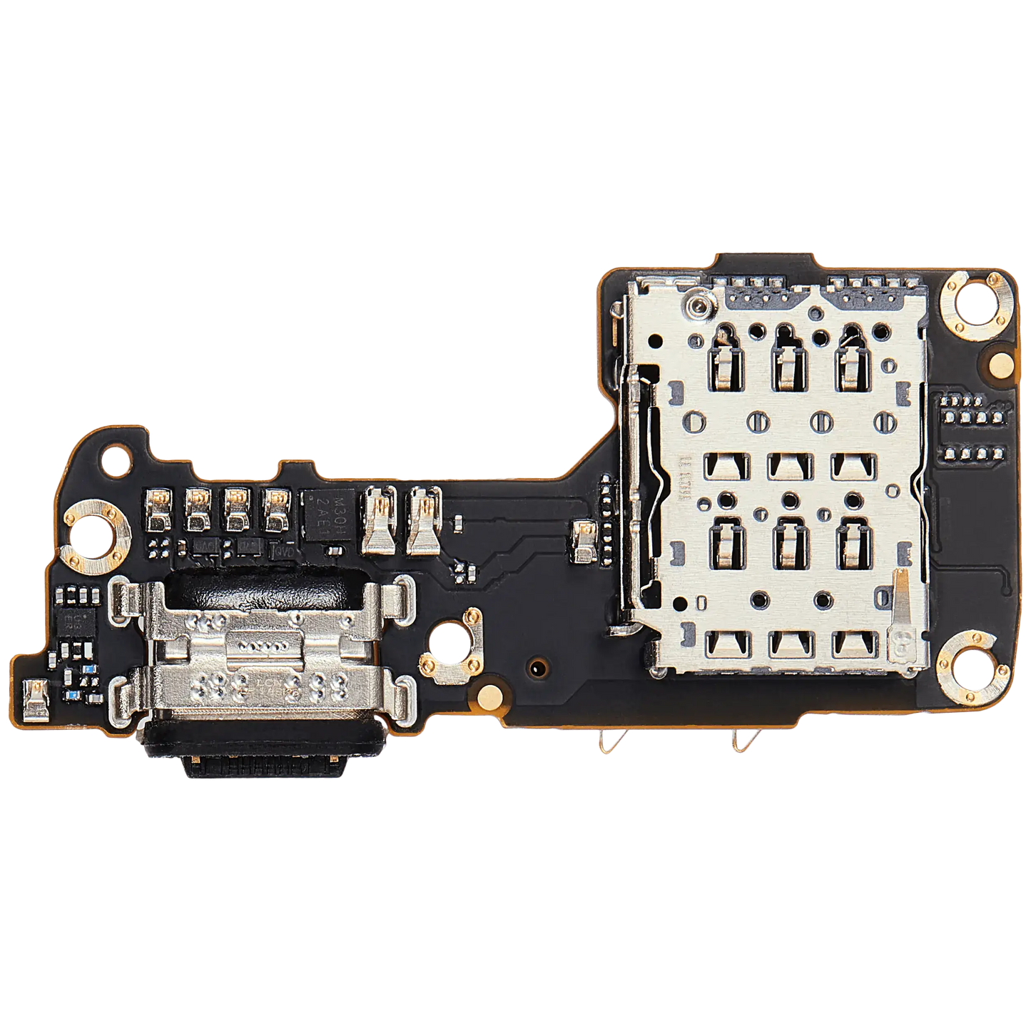 Charging Port Board With Sim Card Reader For Xiaomi 12 / 12X – mobile phone part alternate view – Charging Port Replacement for phone repair