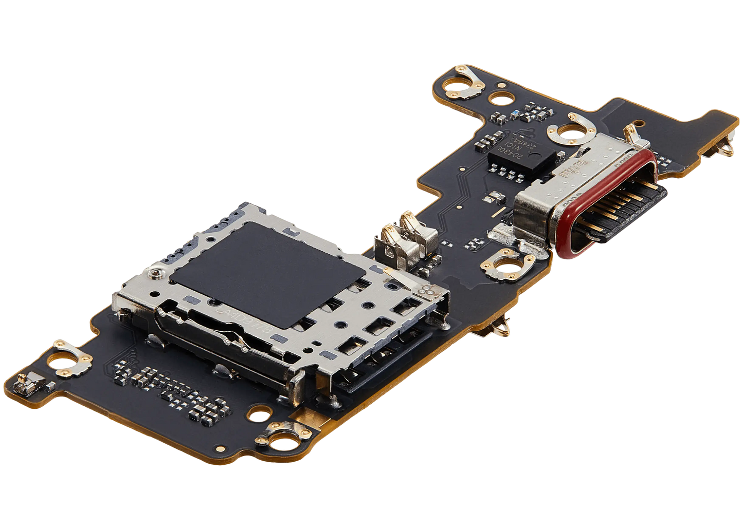 Charging Port Board With Sim Card Reader For Xiaomi 12T / 12T Pro (Premium) – replacement component detailed view – Charging Port Replacement for phone repair