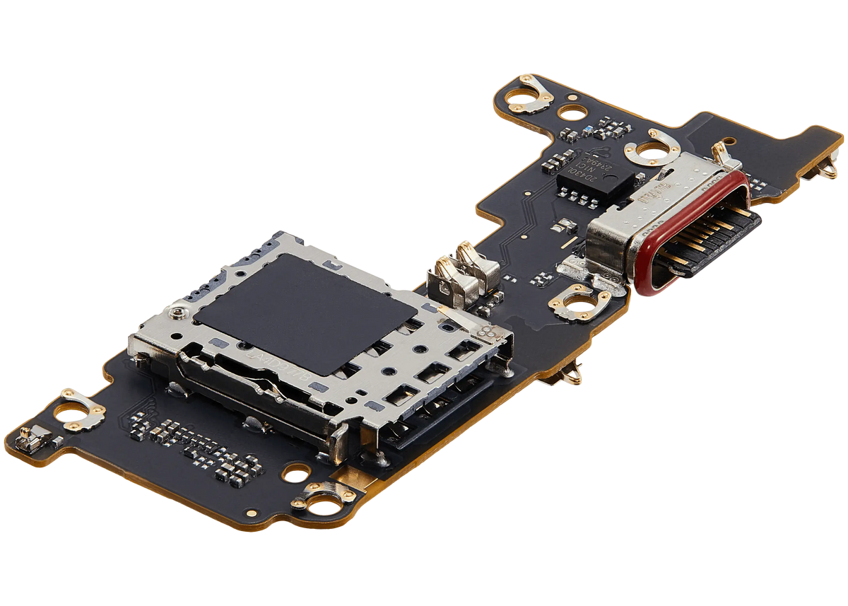Charging Port Board With Sim Card Reader For Xiaomi 12T / 12T Pro (Premium) – replacement component detailed view – Charging Port Replacement for phone repair