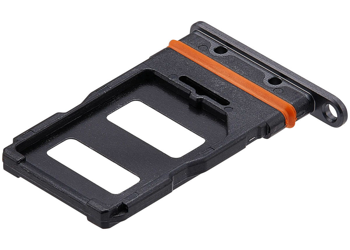 Sim Card Tray For Xiaomi 12 (Gray) – device repair component close-up – SIM Tray Replacement for phone repair