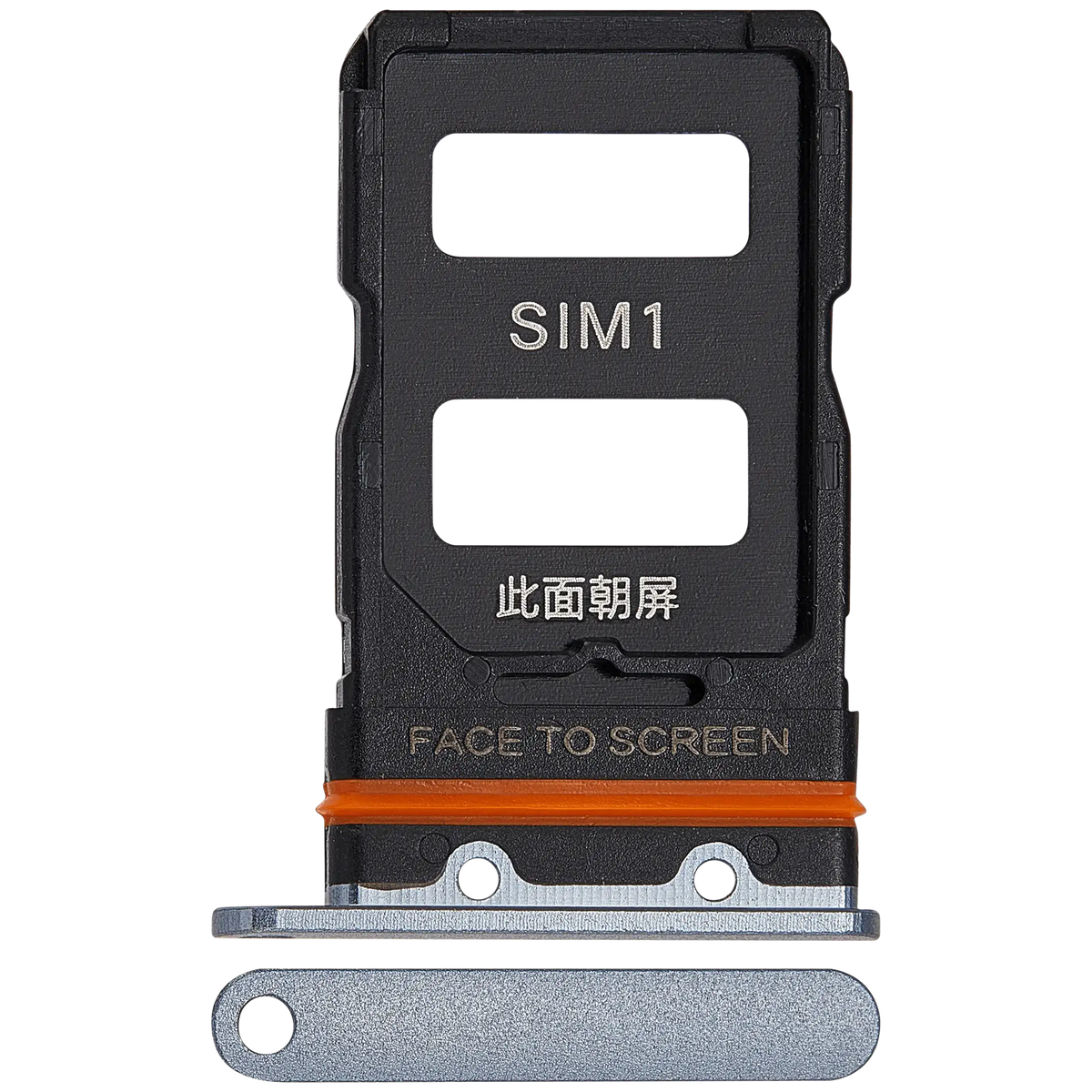 Sim Card Tray For Xiaomi 12 (Blue) – replacement part product view – SIM Tray Replacement for phone repair