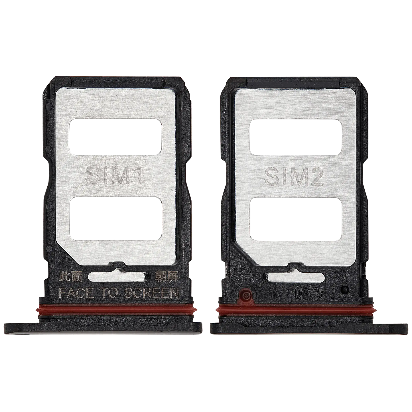 Sim Card Tray For Xiaomi 12T Pro (Black) – repair component detail view – SIM Tray Replacement for phone repair