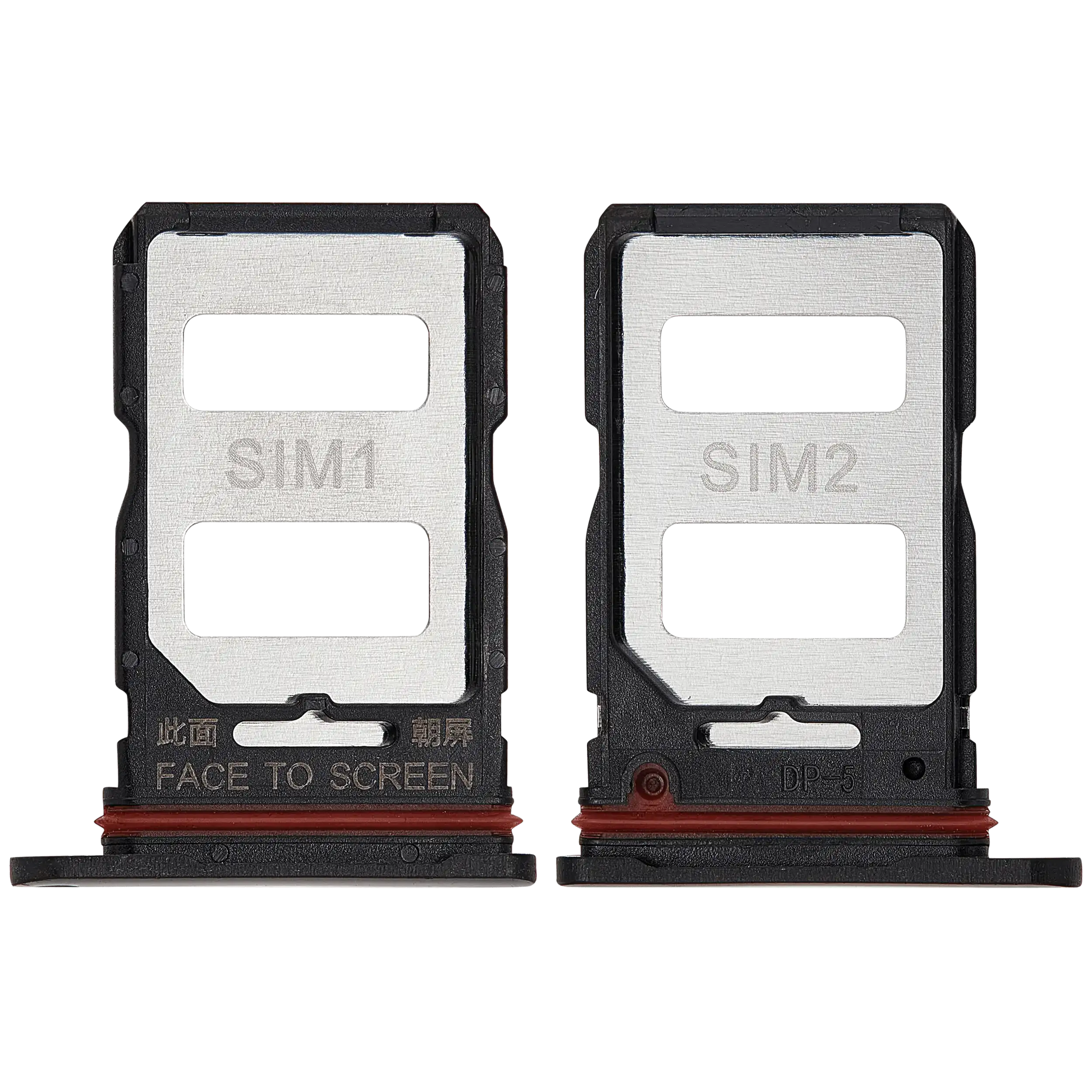 Sim Card Tray For Xiaomi 12T Pro (Black) – repair component detail view – SIM Tray Replacement for phone repair