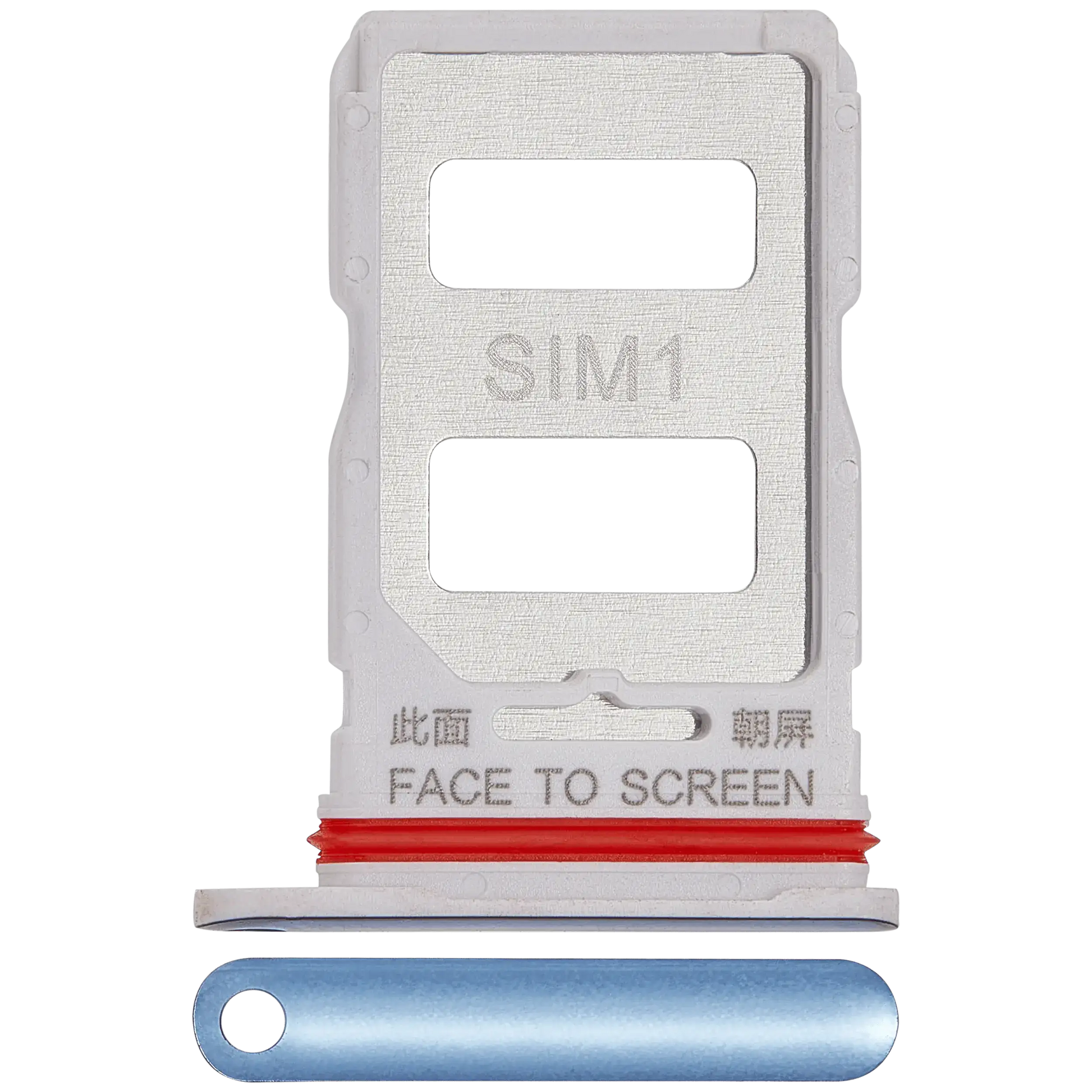 Sim Card Tray For Xiaomi 12T Pro (Blue) – replacement part product view – SIM Tray Replacement for phone repair