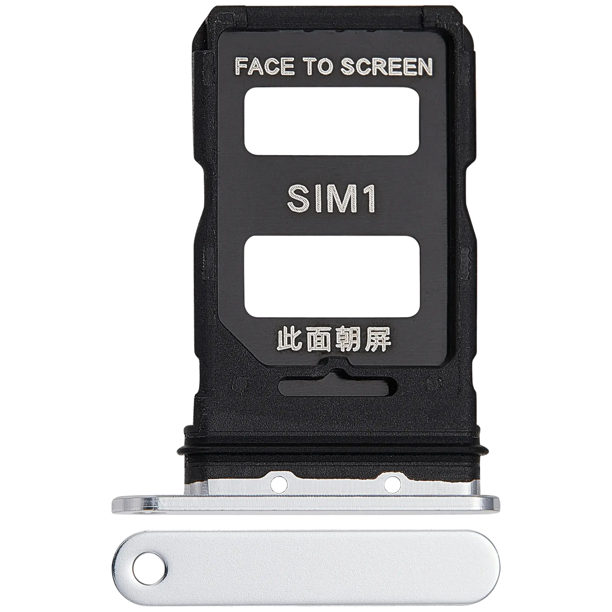 Sim Card Tray For Xiaomi 13 (White) – replacement part product view – SIM Tray Replacement for phone repair