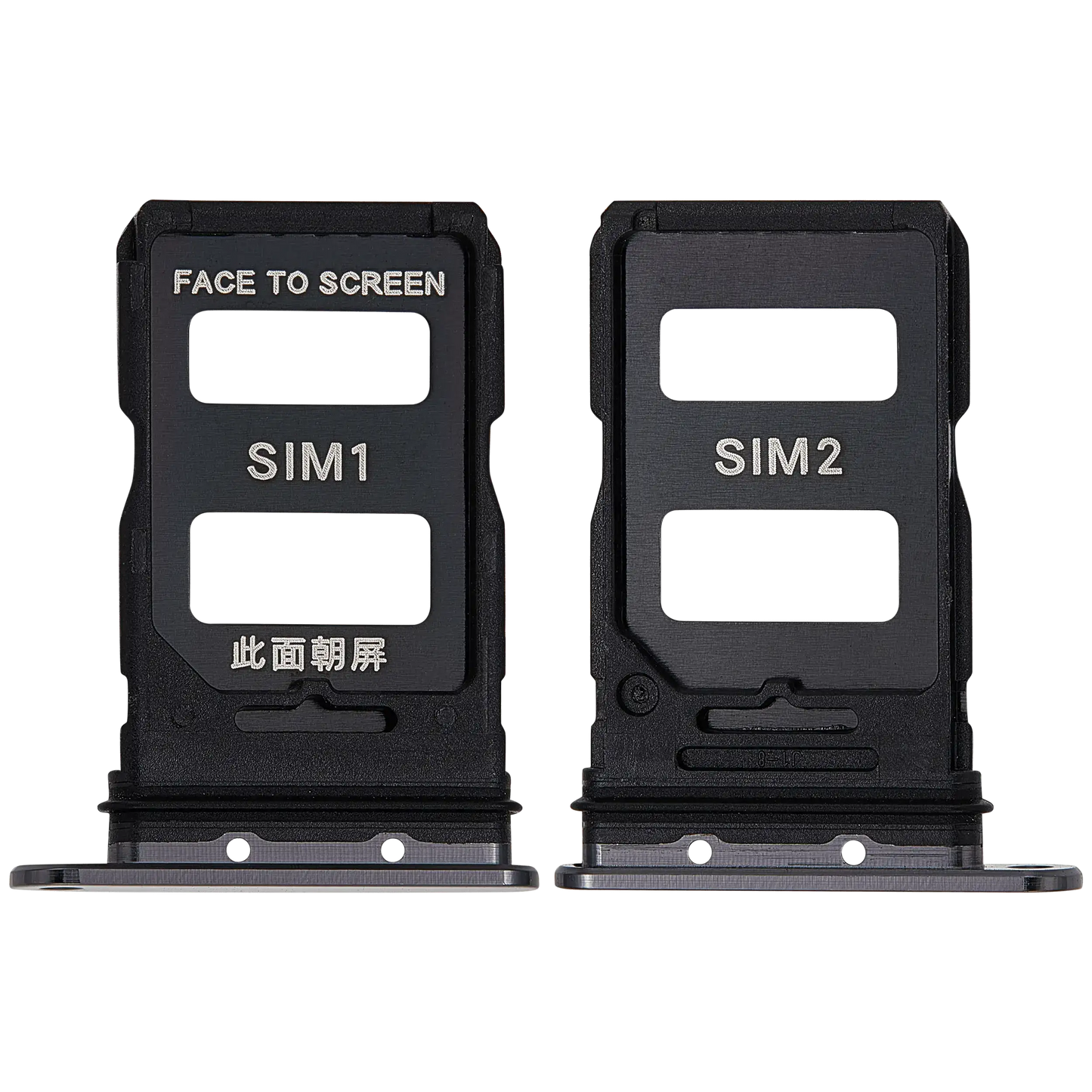 Sim Card Tray For Xiaomi 13 Pro (Ceramic Black) – repair component detail view – SIM Tray Replacement for phone repair